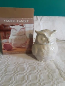 Yankee Candle Co OWL Wax Warmer - Electric Tarts Wax Melts Ivory Off White Cream - Picture 1 of 17