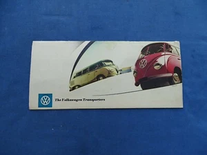 Raro Pieghevole Pubblicitario The Volkswagen Trasporters I Serie Fine Anni '50 - Bild 1 von 11