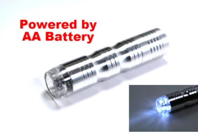 AA Battery Powered Portable External Charger Pack Power Bank w/4 LED Flashlight - Image 1 of 4