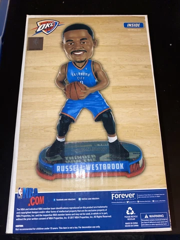RUSSELL WESTBROOK OKLAHOMA CITY THUNDER LIMITED EDITION BOBBLEHEAD OF 2,017 Cover
