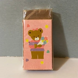 Vintage Sanrio Sanmare 1989 Bear Eraser - Bild 1 von 7