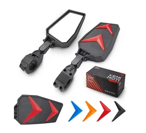 NEW KEMIMOTO UTV Side View Mirrors Can Am Maverick X3/ RZR w/ 1.75"-2'' Roll Bar - Picture 1 of 5