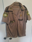 Nwt Sheriff Rick Grimes King County Shirt Costume Walking Dead Rubies 2011