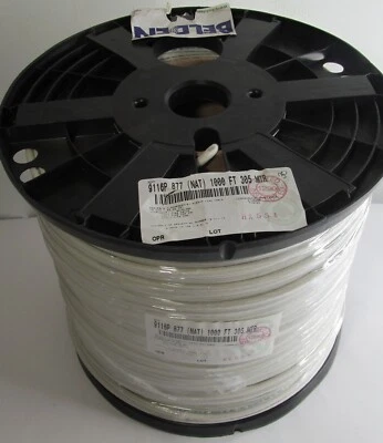 CABLE COAXIAL PLENUM 1000 FT SPOOL BELDEN 9116P-8771000 RG6 18-AWG COBRE SÓLIDO Foto 1 de 2