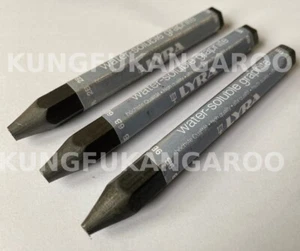 LYRA GRAPHITE WATER SOLUBLE PENCILS 2B 6B 9B DRAWING SKETCHING ARTISTS DESIGN - Picture 1 of 6