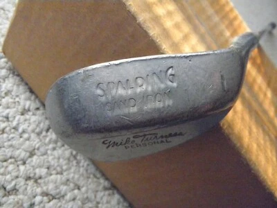 Vintage right handed regular steel Spalding Mike Turnesa Sand Iron - Image 1 of 4