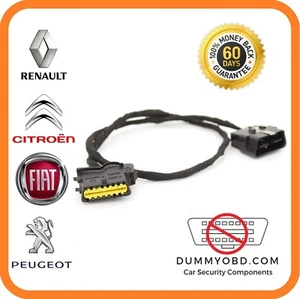 FIAT RENAULT ABARTH DUMMY GEFÄLSCHTER OBD-PORT Diebstahlsicherung Immo Bypass OBD2 - Bild 1 von 3