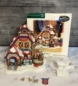NEW DEPARTMENT 56 REINDEER SPA NORTH POLE SERIES 56794 LIGHT UP VILLAGE - Picture 1 of 17