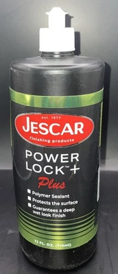 Jescar Power Lock + Plus selante de tinta polímero 32 oz - alto brilho e proteção - Imagem 1 de 3