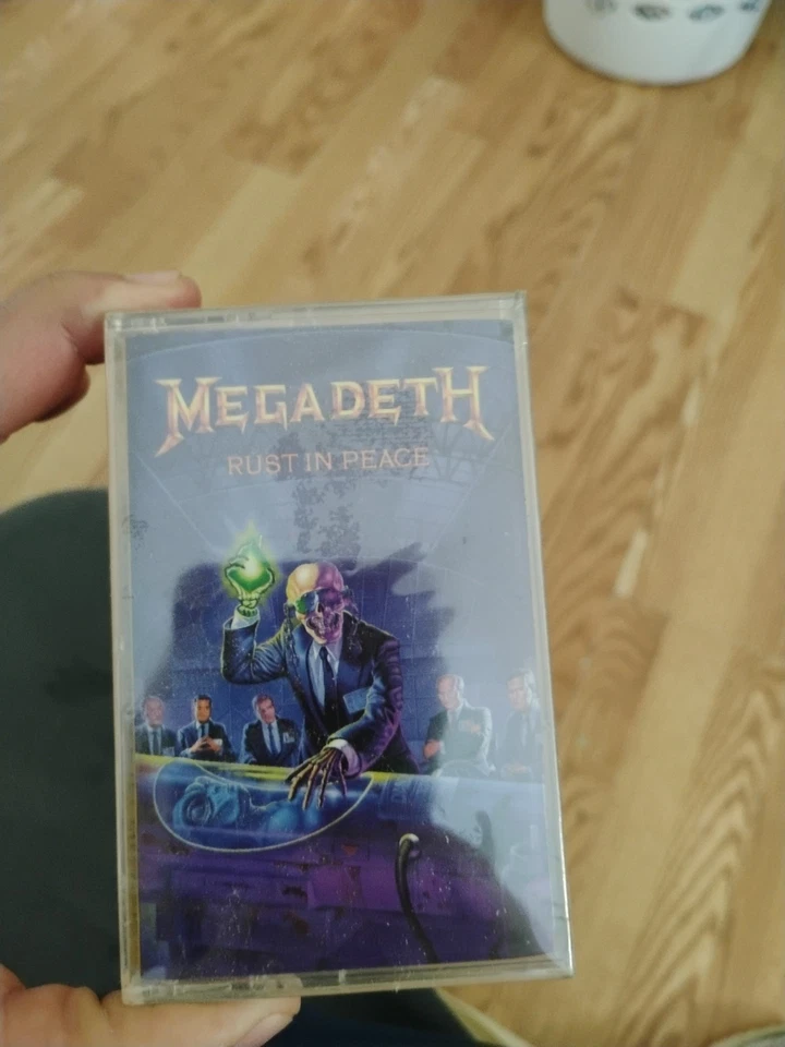 Megadeth - Rust In Peace Cassette Tape 1990 Thrash Metal Capitol C4-591935 Vtg - Image 1 of 2