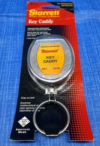 Nuevo STARRETT Key Caddy Llavero Retráctil Cadena de Metal Clip de Cinturón #SK1 63135 - Imagen 1 de 4