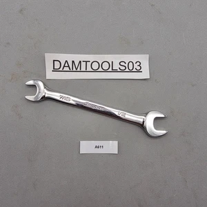 Snap On Tools 7/16"-1/2" Chrome Open End Wrench VO1416B USA - Picture 1 of 7