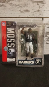 "Figura de fútbol americano McFarlane NFL Series 13 Randy Moss #18 Oakland Raiders 2006" - Imagen 1 de 3