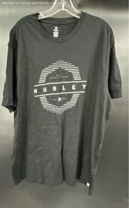 NWT Hurley Gray Graphic Print Logo Short Sleeve Crew Neck T-Shirt Size XL - Picture 1 of 3