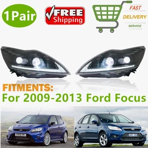 Juego de 1 par de faros delanteros giratorios LED DRL para Ford Focus 2009-2013 - Imagen 1 de 5