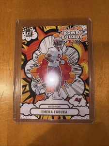 2025 Panini Donruss Emeka Egbuka Bomb Squad Rookie Inserto #BS-EEA Buccaneers - Foto 1 di 2