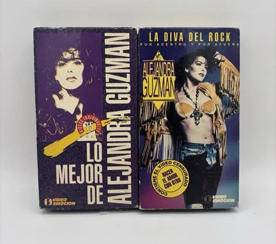 Alejandra Guzman: La Vida Del Rock & Lo Mejor De - 2 VHS Combo Pack - Image 1 of 4