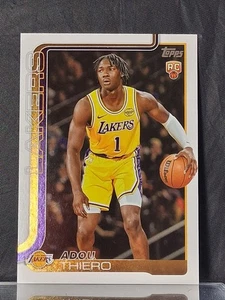 Adou Thiero Los Angeles Lakers 2025-26 Topps Basketball #236 RC - Picture 1 of 2