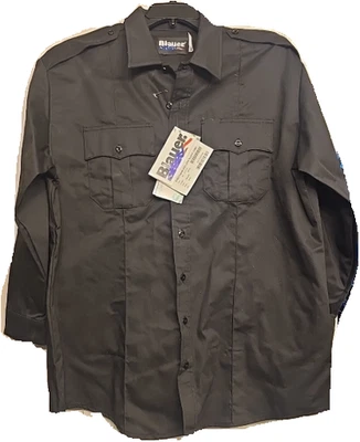 CAMISA AZUL 8703 HOMBRE MANGA LARGA, MEZCLA ALGODÓN, NEGRA Foto 1 de 4