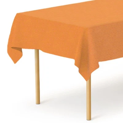RUBY MACAW Orange Paper Banquet Roll Tablecover 25m x 1.2m
