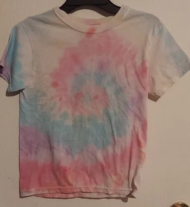 HANES pastel colors tie dye T-shirt - Picture 1 of 3