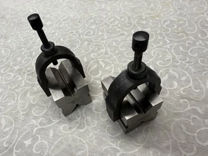 LUFKIN No. 905 V-Block Clamps Set made in USA - Picture 1 of 8