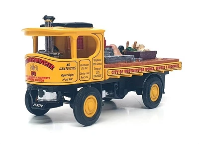 Matchbox Appx 10cm Long YAS10-M - 1918 Atkinson Steam Wagon City of Westminster - Image 1 of 4