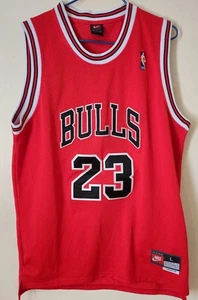 Nike Michael Jordan #23 Chicago Bulls Vintage 90s Jersey Mens Size 50/large RARE - Foto 1 di 9