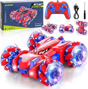 Spider Remote Control Stunt Racing Car with LED Lights, Upright 360° Flips - Picture 1 of 6