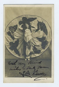 Loie FULLER: Signed Postcard Photograph (DANCE) (MODERN DANCE) - Picture 1 of 2