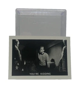 Tarjeta Leaf Star Trek You're Kidding #25 1967 casi nueva - Imagen 1 de 2