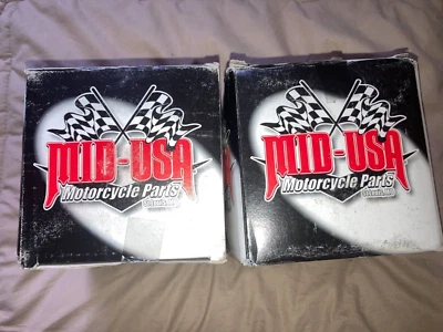 Juego de pistones Harley Davidson Mid-USA 62109 (+.010") 3-7/16" Std. Diámetro 8.5:1 NUEVO Foto 1 de 3