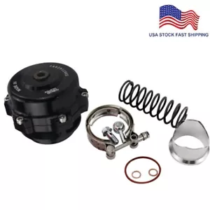 Black Universal TIAL 50mm Blow Off Valve BOV Q Typer BV50 6 PSI+18PSI Springs - Picture 1 of 17