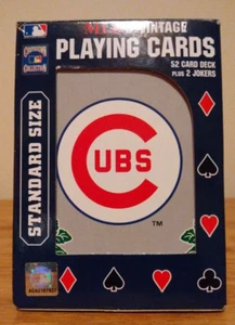 MLB Chicago Cubs Baseball Vintage Playing Cards - Picture 1 of 6