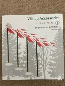 Department 56 Pfefferminz Wimpel 4er Set (5 Zoll hoch) - Bild 1 von 1