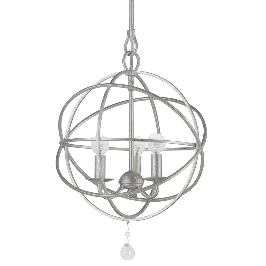 Araña Crystorama Solaris 6 luces esfera plateada III - 9226-OS Foto 1 de 1