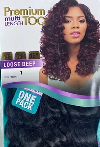 Sensationnel Premium Too Multi Length 14” 16” 18” Loose Deep Color 1 Extensions - Bild 1 von 9