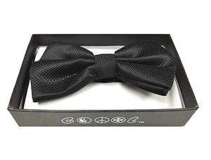 Corbata de arco para adultos correa ajustable de alta calidad en forma de diamante negra - Imagen 1 de 1