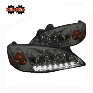 Faros proyectores ahumados para Pontiac G6 05-10 con par de lámparas LED DRL - Imagen 1 de 4
