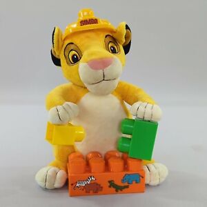 The Lion King Disney Simba Plush Mega Bloks Soft Toy Doll Figure Yellow 