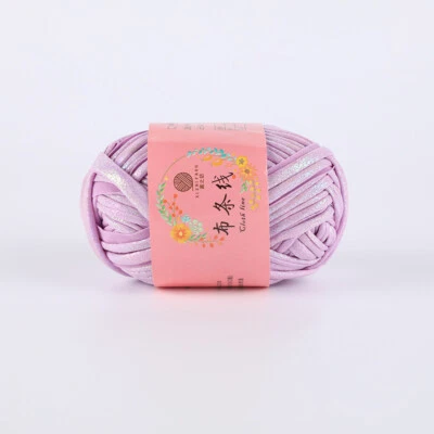 Camiseta 100g Textura Metálica Hilo Bola Brillante Hilo de Tejer Hágalo Usted Mismo Artesanía 30M Costura Foto 1 de 4