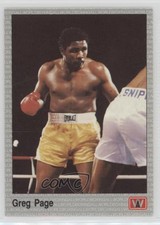 1991 All World Boxing Greg Page #30