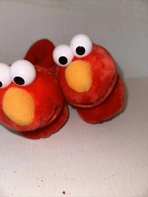 Nuevo sin etiquetas Sesame Street Elmo Calcetín Top Títere Zapatillas Niños Pequeños Talla 9-10 Foto 1 de 3