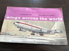 Wings Across the World full set Lyons tea cards in album 1961