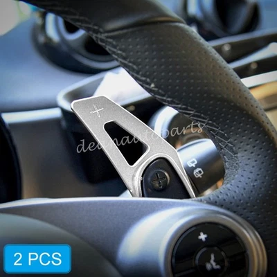 Extensión de paleta de cambio de volante plateada Smart Fortwo W451 2007-2014 Foto 1 de 4