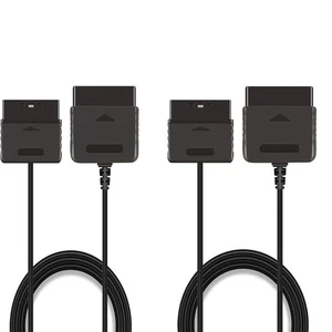 2PCS 6ft Controller Cord Extension Cable for Sony PlayStation2 PS2 / PS1 - Picture 1 of 5