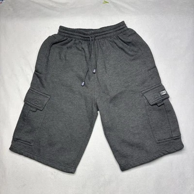 VTG DR DREAM USA Shorts Mens M Gray Cargo Sweatpant Baggy Fit HeavyWeight Y2K Foto 1 de 4