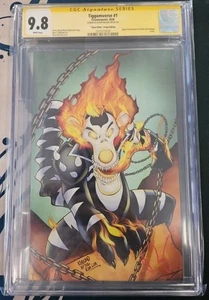 ~TIGGOMVERSE #1~🔥~KINCAID~"GHOST RIDER" VIRGIN VARIANT~SIGNED~CGCSS 9.8 - Picture 1 of 4