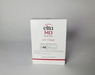 Elta MD UV Clear Broad Spectrum SPF 46 - 0.5 oz/15g - Travel Size NEW - Image 1 of 4
