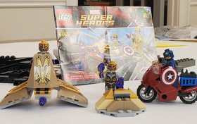 LEGO Marvel Super Heroes Captain America's Avenging Cycle 6865 w Captain America